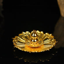 Load image into Gallery viewer, 3-layer Lotus Incense Holder 三宝莲花香插