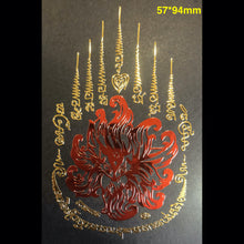 Load image into Gallery viewer, Thai Sak Yant Metal Sticker 泰经刺符金属符帖