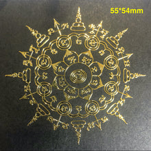 Load image into Gallery viewer, Thai Sak Yant Metal Sticker 泰经刺符金属符帖