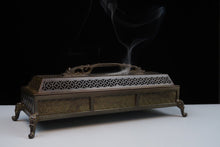Load image into Gallery viewer, Long Yun Xuande Incense Burner 龙韵宣德卧香炉