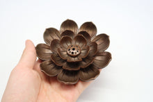 Load image into Gallery viewer, Antique Lotus Incense Stick Holder 仿古双层莲花香插