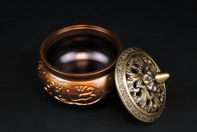 Load image into Gallery viewer, Six-syllabled Sanskrit Mantra Incense Burner 六字真言铜炉