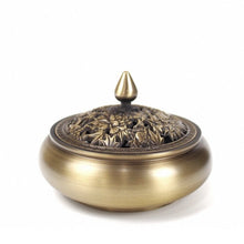 Load image into Gallery viewer, Flat Bottom Incense Burner 纯铜平底宣德炉