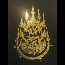 Load image into Gallery viewer, Thai Sak Yant Metal Sticker 泰经刺符金属符帖