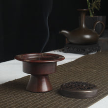 Load image into Gallery viewer, 【行炉】错金紫铜盘香炉
