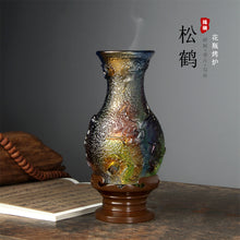 Load image into Gallery viewer, 【松鹤】琉璃花瓶宫灯熏炉
