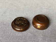 Load image into Gallery viewer, 苏工铜点金香篆套熏炉
