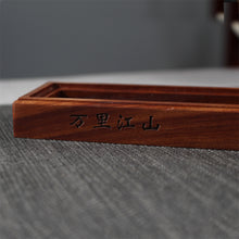 Load image into Gallery viewer, 万里江山琉璃红木卧香炉

