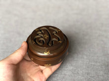 Load image into Gallery viewer, 苏工铜点金香篆套熏炉
