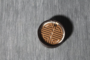 喜在眼前 ．纯铜香篆一体炉