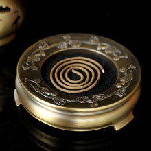 Load image into Gallery viewer, Pure Copper Incense Burner - Gourd 纯铜葫芦香炉摆件《闲云野鹤》
