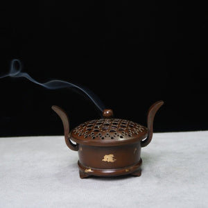 苏工朝冠耳小熏炉