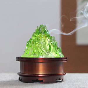 秦韵博山琉璃铜炉