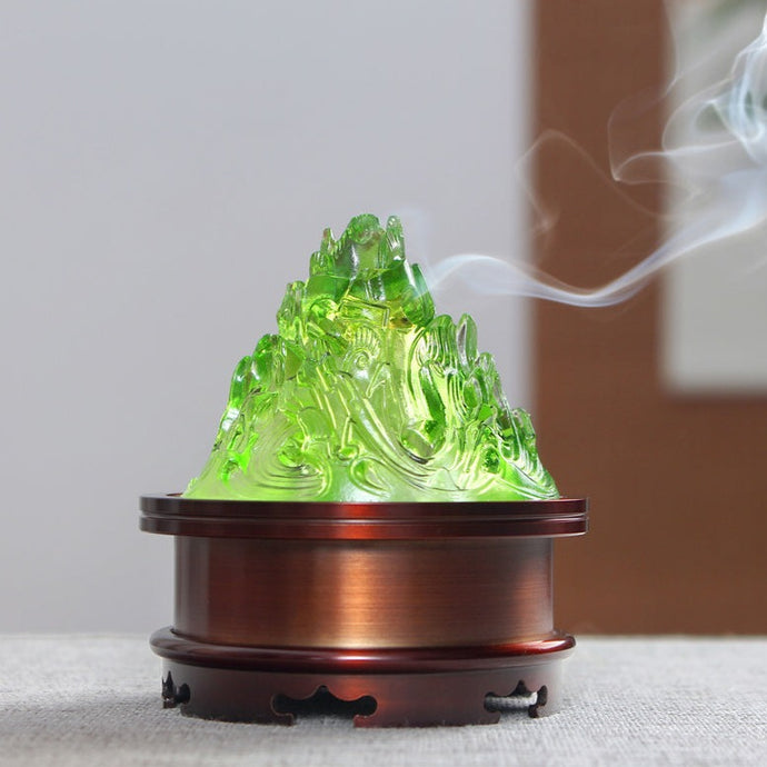 秦韵博山琉璃铜炉