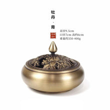 Load image into Gallery viewer, Flat Bottom Incense Burner 纯铜平底宣德炉
