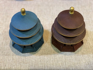 Pure Copper Incense Burner - Temple of Heaven 纯铜烧色天坛香炉