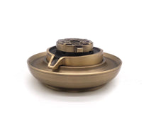 Load image into Gallery viewer, The Fortune Wheel Copper Backflow Incense Burner 时来运转两用铜炉

