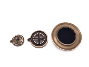The Fortune Wheel Copper Backflow Incense Burner 时来运转两用铜炉