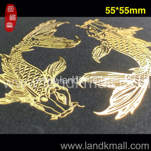 Traditional Pattern Metal Stickers 传统吉祥图金属贴