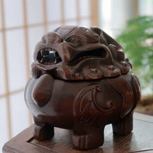 Load image into Gallery viewer, Antique Suan Ni Incense Burner  狻猊香炉
