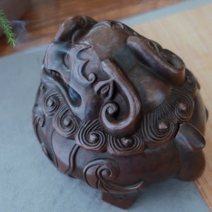 Antique Suan Ni Incense Burner  狻猊香炉