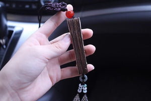 Nha Trang Agarwood Fan Car Decoration 越南芽庄沉香扇车挂吊饰
