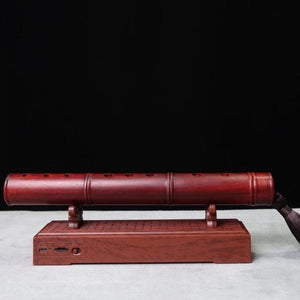 Classical Chinese Flute Music Incense Burner  红木笛子音乐香器