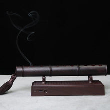 Load image into Gallery viewer, Classical Chinese Flute Music Incense Burner  红木笛子音乐香器
