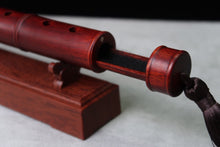 Load image into Gallery viewer, Classical Chinese Flute Music Incense Burner  红木笛子音乐香器
