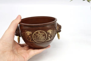 Antique Treasure Bowl Incense Burner  聚宝盆香炉
