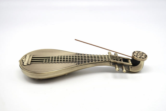 Multipurpose Lute Incense Burner 合金琵琶两用香炉香插