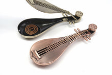 Load image into Gallery viewer, Multipurpose Lute Incense Burner 合金琵琶两用香炉香插
