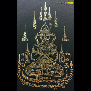 Thai Sak Yant Metal Sticker 泰经刺符金属符帖