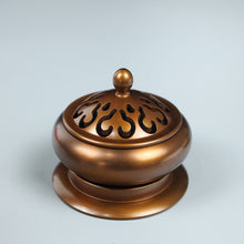 Load image into Gallery viewer, Ruyi Lotus Incense Burner with Multifunctional Base  如意莲花香纂套炉

