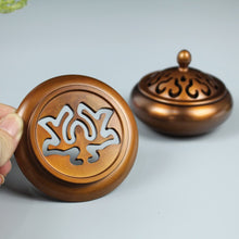 Load image into Gallery viewer, Ruyi Lotus Incense Burner with Multifunctional Base  如意莲花香纂套炉
