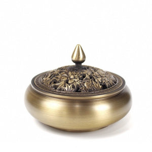 Flat Bottom Incense Burner 纯铜平底宣德炉