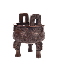 Load image into Gallery viewer, Sugong Antique Three-legged Incense Burner 苏工克鼎三足炉
