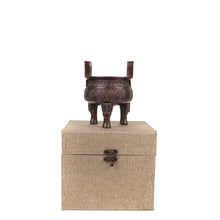 Load image into Gallery viewer, Sugong Antique Three-legged Incense Burner 苏工克鼎三足炉
