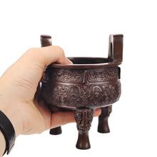 Load image into Gallery viewer, Sugong Antique Three-legged Incense Burner 苏工克鼎三足炉
