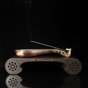 Classical Lute Incense Sticks Burner with Bluetooth Speaker 琵琶机